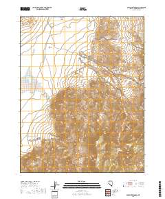 Rhyolite Ridge SW 2018 topographic map thumbnail