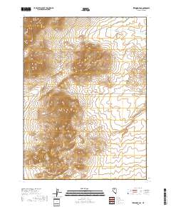 Izzenhood Gap 2018 topographic map thumbnail