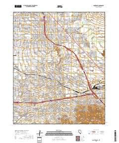 Las Vegas SE 2018 topographic map thumbnail