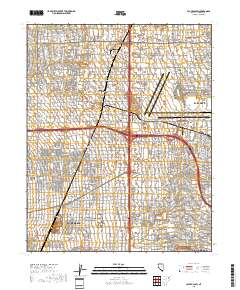 Las Vegas SW 2018 topographic map thumbnail