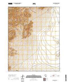 Lida Wash NW 2018 topographic map thumbnail