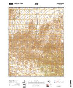 Lida Wash SW 2018 topographic map thumbnail