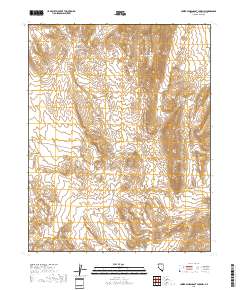 Lower Pahranagat Lake NW 2018 topographic map thumbnail