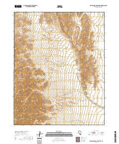 Lower Pahranagat Lake SE 2018 topographic map thumbnail