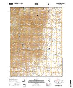 Mahala Creek West 2018 topographic map thumbnail