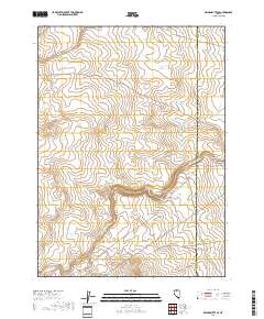 Maiden Butte SE 2018 topographic map thumbnail
