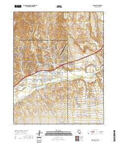 Mesquite 2018 topographic map thumbnail