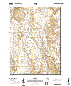 Middle Draw Reservoir 2018 topographic map thumbnail