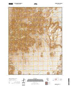 Montezuma Peak 2018 topographic map thumbnail