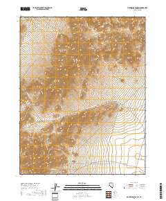 Montezuma Peak SW 2018 topographic map thumbnail
