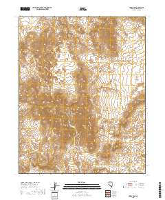 Muddy Peak 2018 topographic map thumbnail