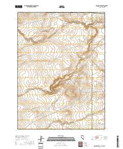 Nadine Butte 2018 topographic map thumbnail