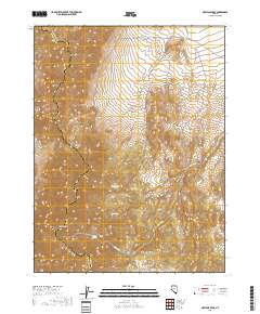 New Pass Peak 2018 topographic map thumbnail