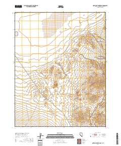 North of Silver Peak 2018 topographic map thumbnail