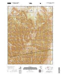 North Shoshone Peak 2018 topographic map thumbnail