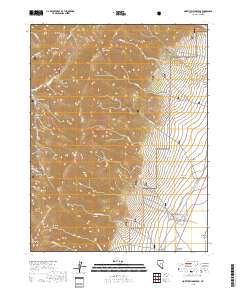 North Toiyabe Peak 2018 topographic map thumbnail