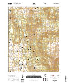 Nye Canyon 2018 topographic map thumbnail