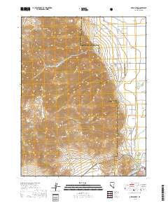 Oreana Peak 2018 topographic map thumbnail