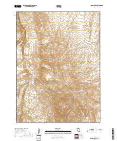 Oregon Canyon 2018 topographic map thumbnail
