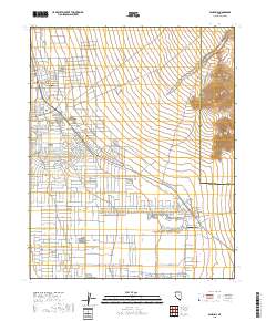 Pahrump 2018 topographic map thumbnail