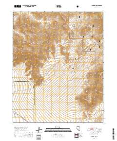 Pahrump NE 2018 topographic map thumbnail