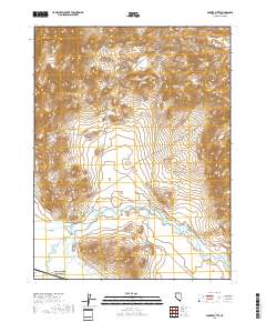 Parker Butte 2018 topographic map thumbnail