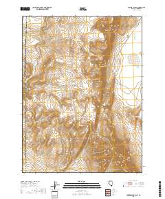 Parker Canyon 2018 topographic map thumbnail