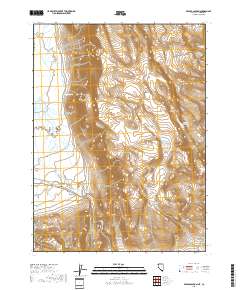 Pegleg Canyon 2018 topographic map thumbnail