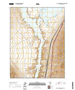 Rye Patch Reservoir South 2018 topographic map thumbnail