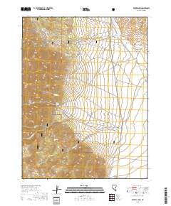 Silver Canyon 2018 topographic map thumbnail