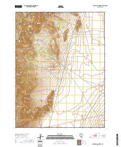 Silverado Mountain 2018 topographic map thumbnail