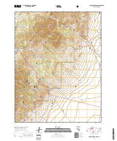 Simpson Park Canyon 2018 topographic map thumbnail