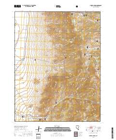 Sixmile Canyon 2018 topographic map thumbnail