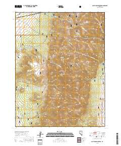 South Shoshone Peak 2018 topographic map thumbnail