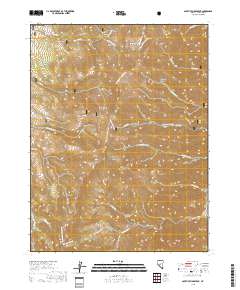 South Toiyabe Peak 2018 topographic map thumbnail