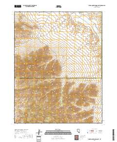Timber Mountain Pass East 2018 topographic map thumbnail