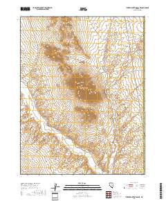 Timber Mountain Pass NE 2018 topographic map thumbnail