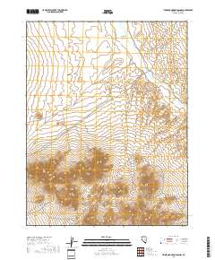 Timber Mountain Pass NW 2018 topographic map thumbnail