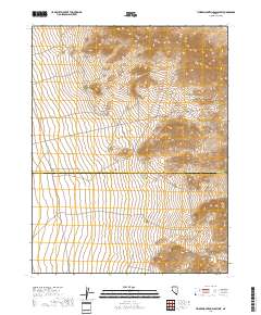Timber Mountain Pass West 2018 topographic map thumbnail
