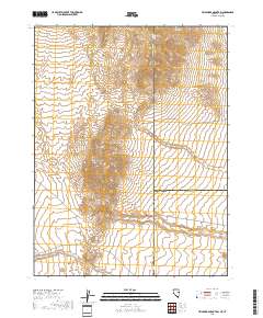 Tin Springs Mountain 2018 topographic map thumbnail