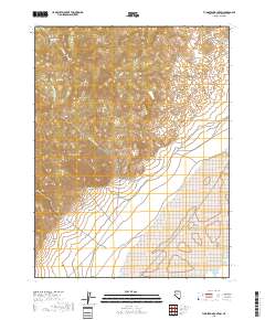 Tungsten Mountain 2018 topographic map thumbnail