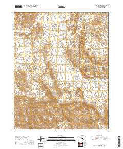 Valley of Fire West 2018 topographic map preview