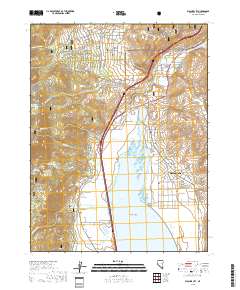 Washoe City 2018 topographic map thumbnail