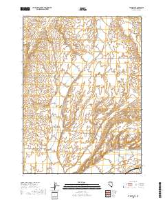 Tabor Flats 2018 topographic map thumbnail