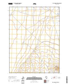 West of Delcer Buttes 2018 topographic map thumbnail