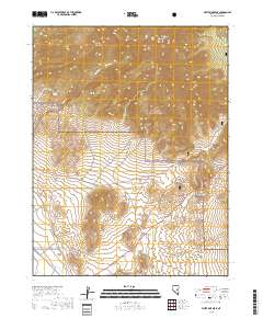 White Pine Peak 2018 topographic map thumbnail