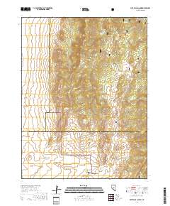 White Sage Canyon 2018 topographic map thumbnail