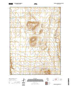 Winters Ranch Reservoir 2018 topographic map thumbnail