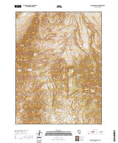 Wood Spring Canyon 2018 topographic map thumbnail