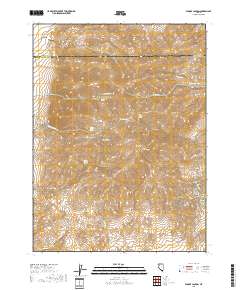 Woody Canyon 2018 topographic map thumbnail